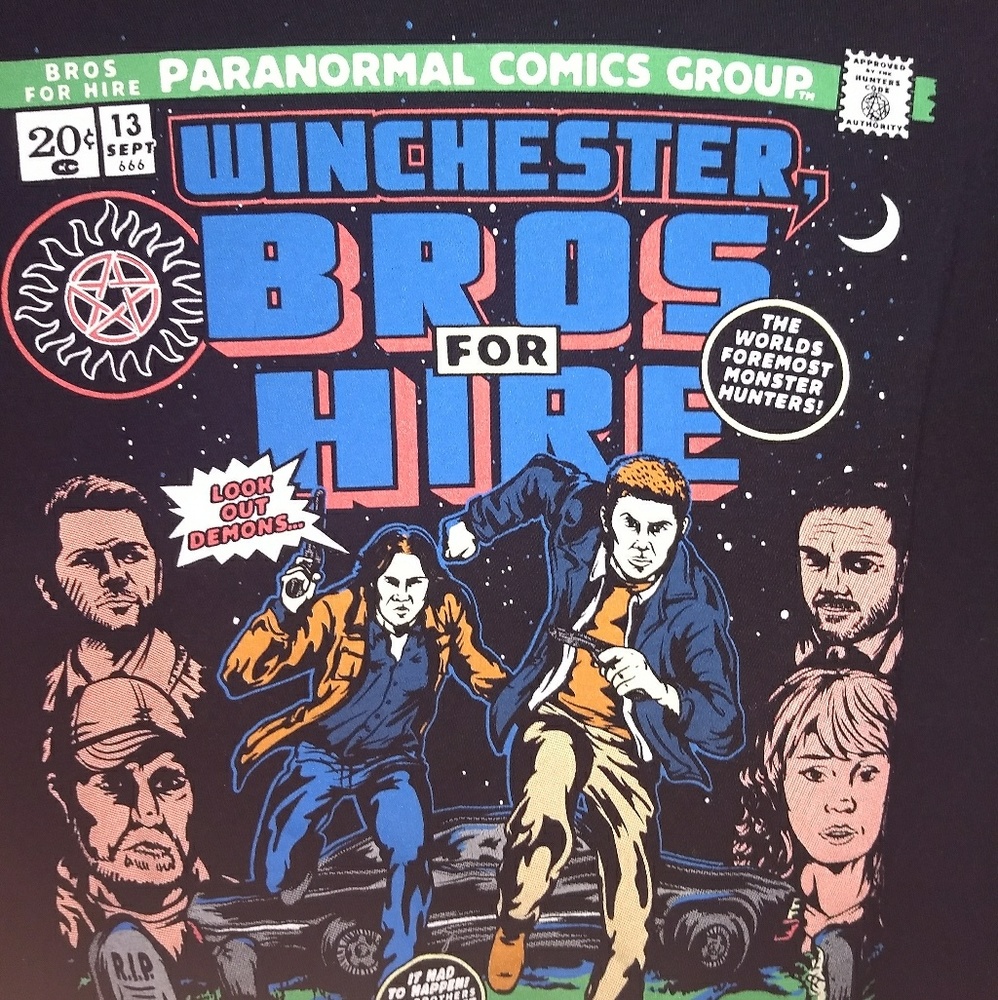 Winchester Bros for Hire (Supernatural shirt) - Picture 2 of 2